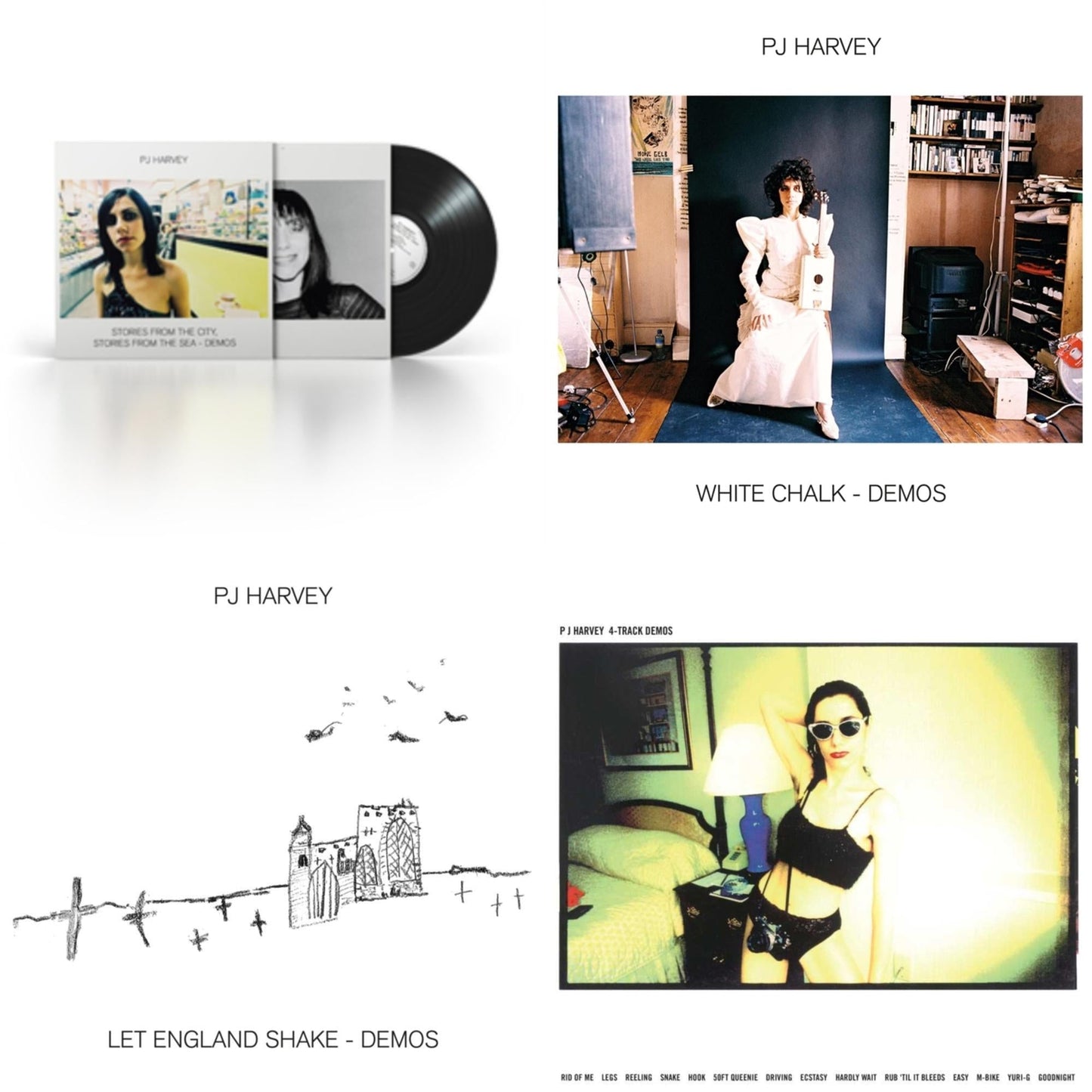 White Chalk (Demos) & Let England Shake - Demos & 4-Track Demos & Stories From The City, Stories From The Sea - Demos