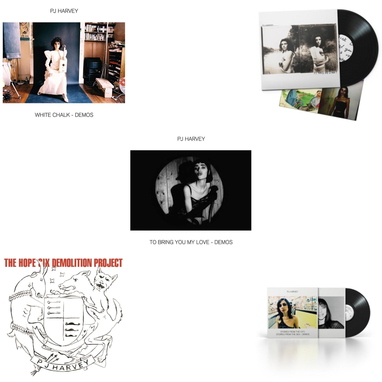 White Chalk (Demos) & Hope Six Demolition Project & To Bring You My Love - Demos & Is This Desire? (2020 Reissue) & Stories From The City, Stories From The Sea - Demos