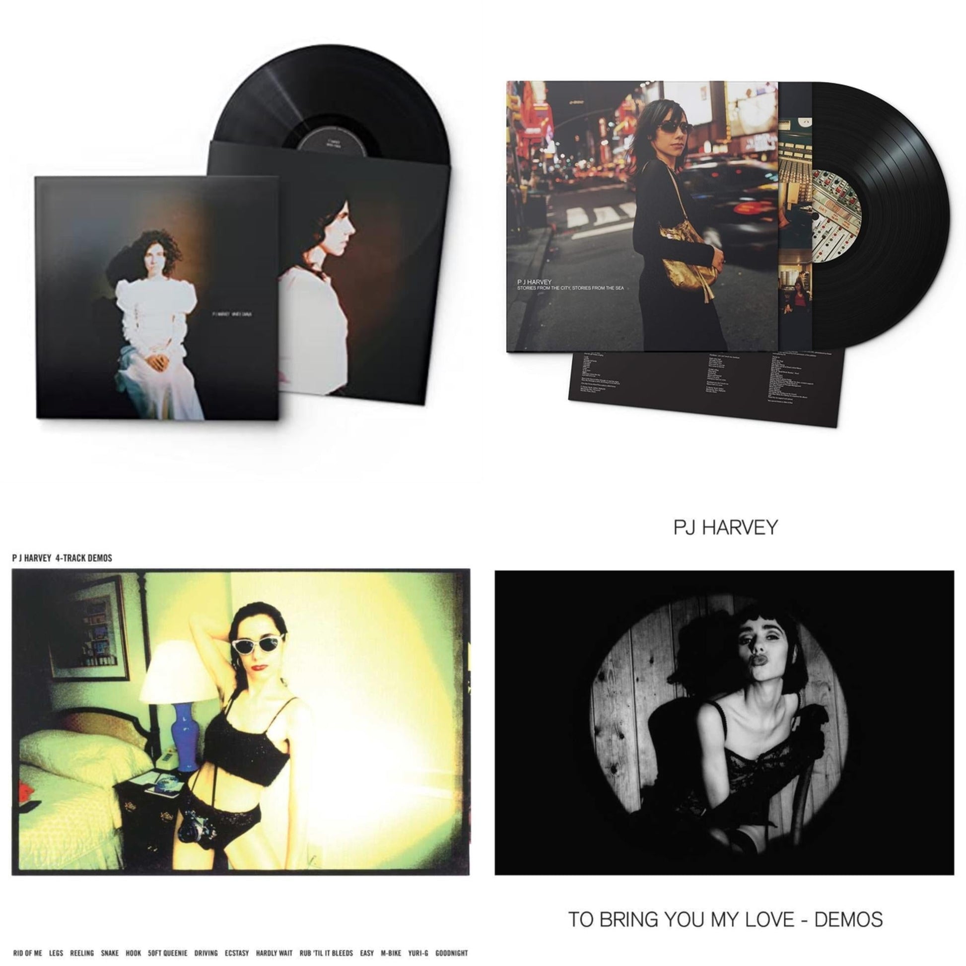 This is a 4 LP Vinyl SKU bundle.
1.This LP Vinyl is brand new.Format: LP VinylMusic Style: Indie RockThis item's title is: White ChalkArtist: Pj HarveyLabel: ISLANDBarcode: 602507253479Release Date: 6/25/2021
2.This LP Vinyl is brand new.