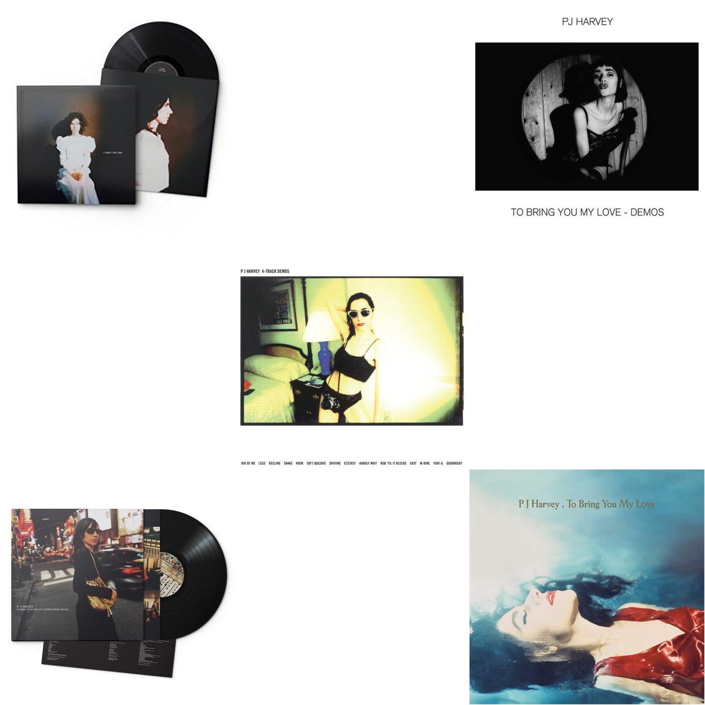 This is a 5 LP Vinyl SKU bundle.
1.This LP Vinyl is brand new.Format: LP VinylMusic Style: Indie RockThis item's title is: White ChalkArtist: Pj HarveyLabel: ISLANDBarcode: 602507253479Release Date: 6/25/2021
2.This LP Vinyl is brand new.