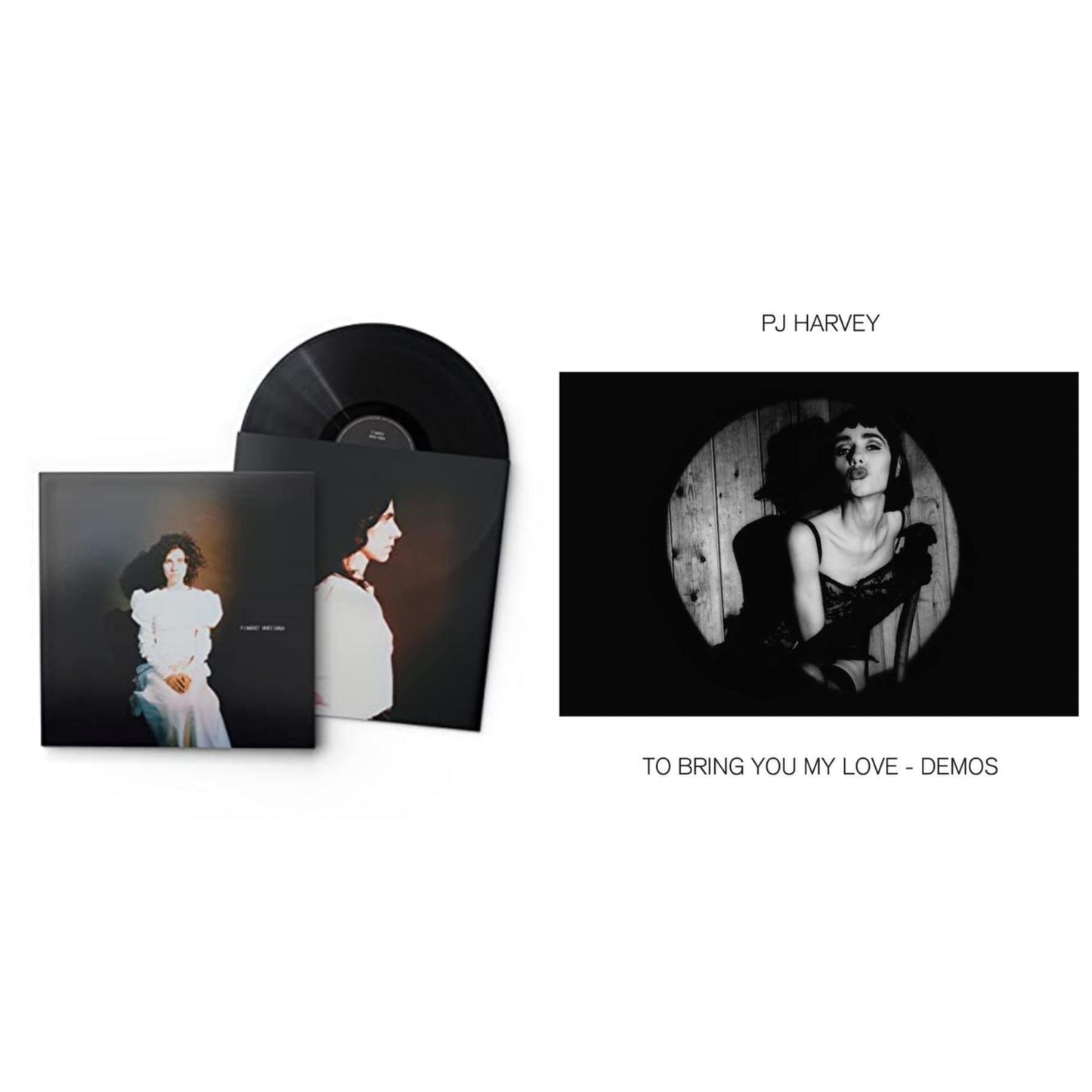 Pj Harvey - White Chalk & To Bring You My Love - Demos - LP Vinyl Bundle