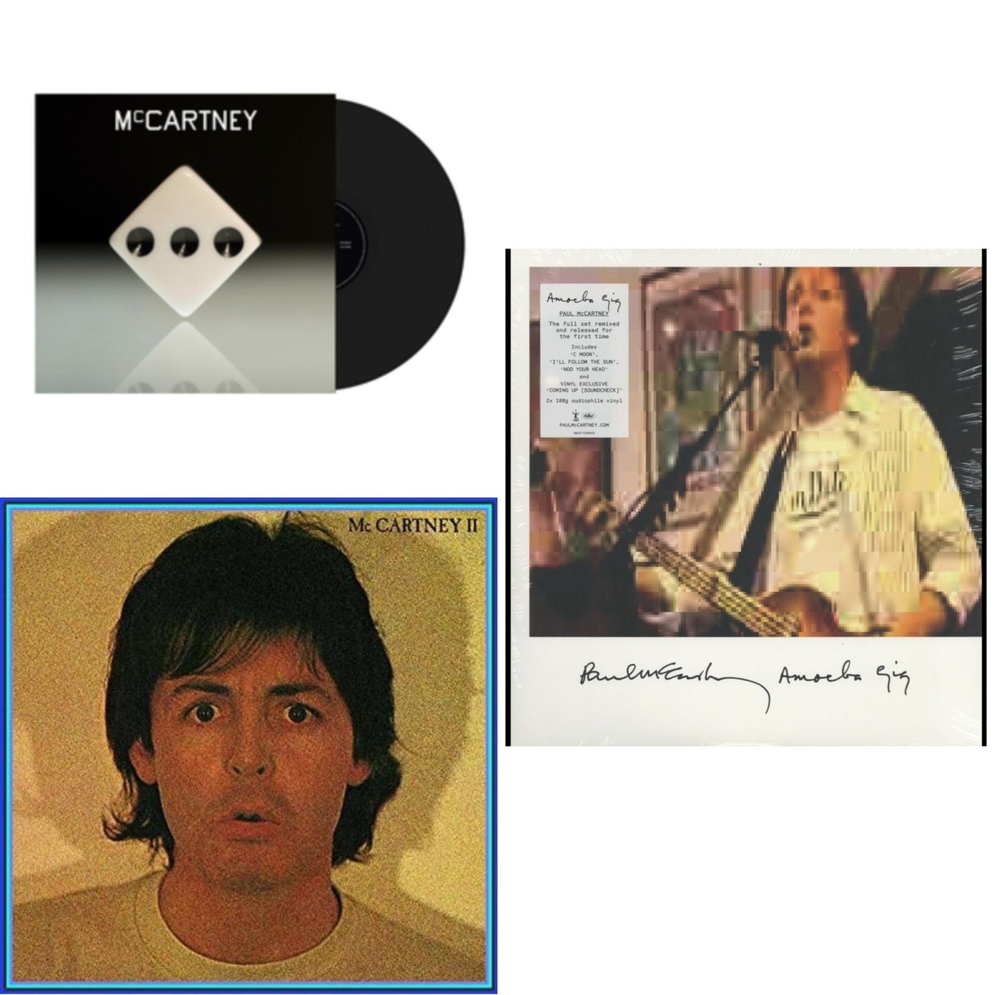 Mccartney Iii (180G/Gatefold/Printed Inner Sleeve) & Mccartney Ii & Amoeba Gig (2LP)