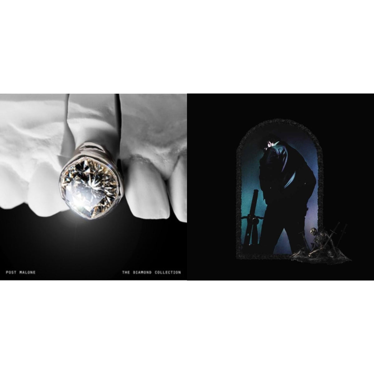 Diamond Collection (Metallic Silver Vinyl/2LP) & Hollywood's Bleeding (2LP/Pink Vinyl)