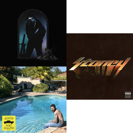 Austin (Forest Green/2LP) (X) & Hollywood's Bleeding (2LP/Pink Vinyl) & Stoney (Orange LP Vinyl)