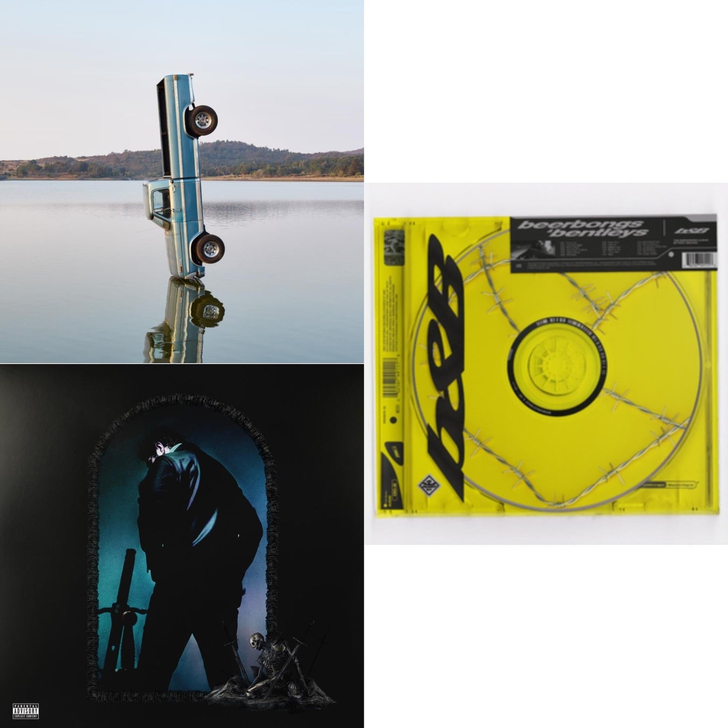 F-1 Trillion (X) & Hollywood's Bleeding (X) & Beerbongs & Bentleys