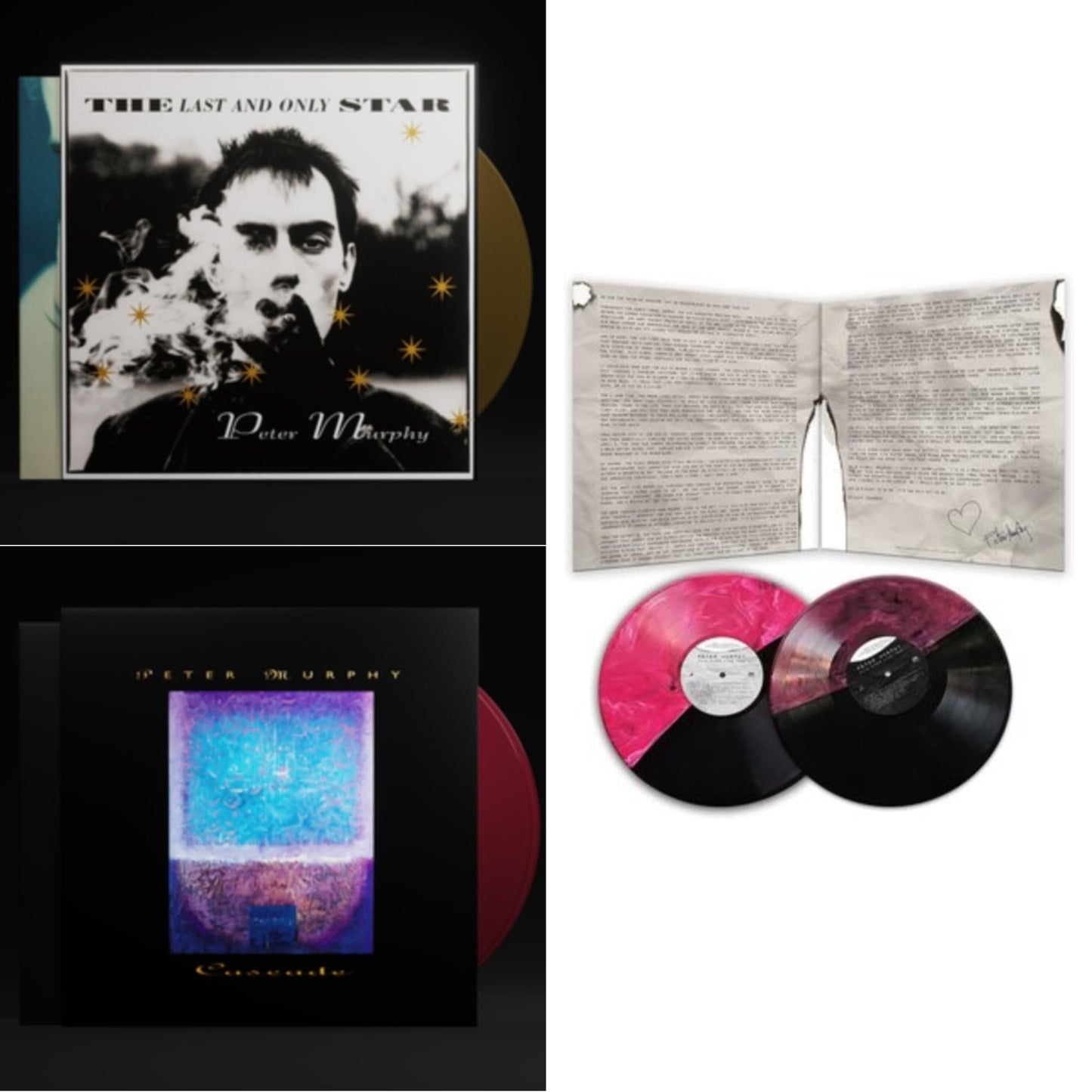 Last & Only Star (Rarities) (Gold LP Vinyl) & Cascade (Scarlet Vinyl/2LP) & Wild Birds Live Tour (Purple & Black Vinyl/2LP)
