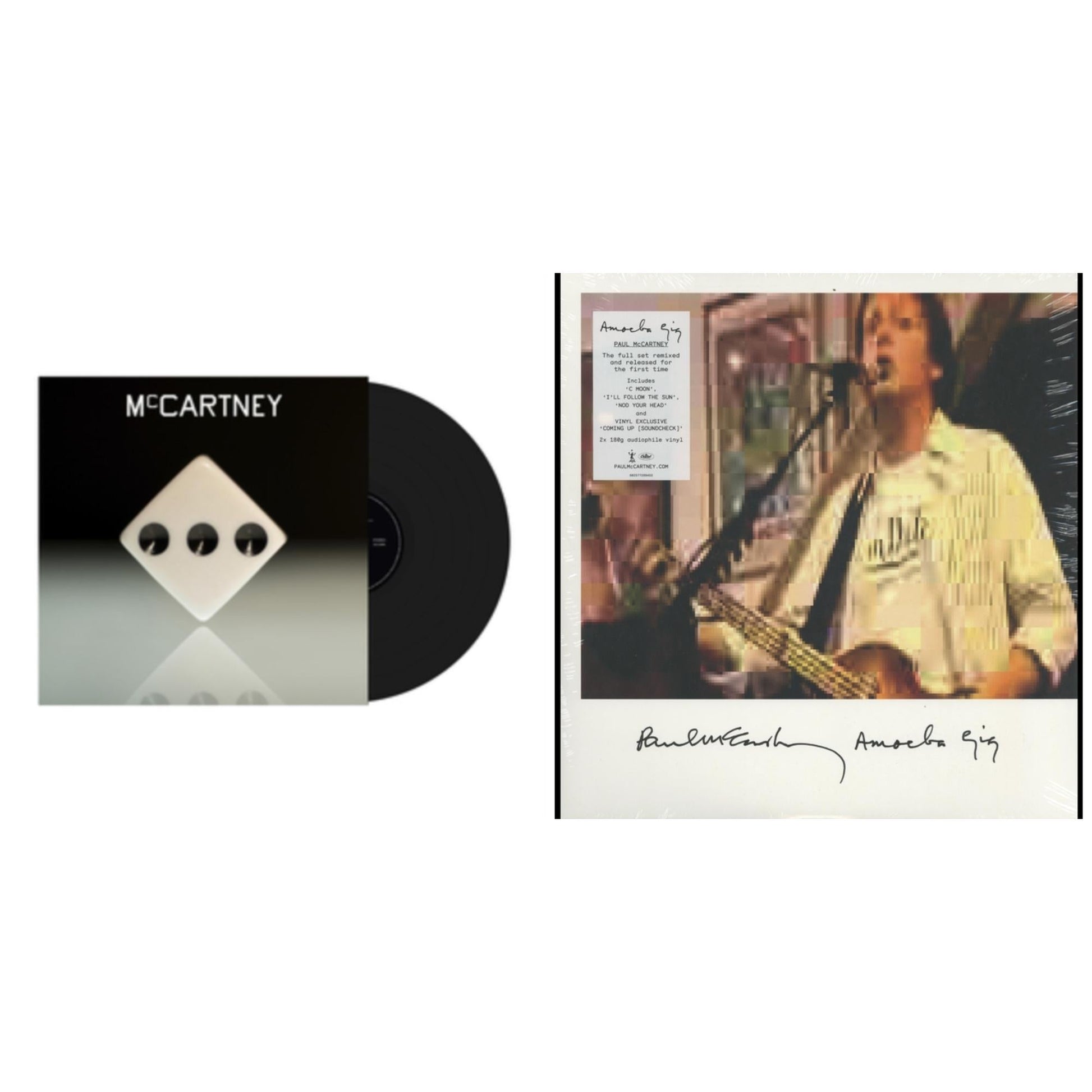 This is a 2 LP Vinyl SKU bundle.
1.This LP Vinyl is brand new.Format: LP VinylThis item's title is: Mccartney Iii (180G/Gatefold/Printed Inner Sleeve)Artist: Paul MccartneyLabel: CAPITOLBarcode: 602435136592Release Date: 12/18/2020
2.This LP Vinyl is brand new.