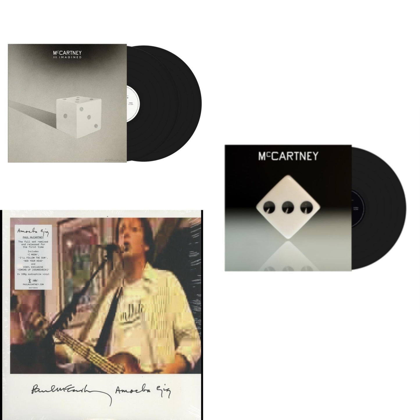 Mccartney Iii Imagined (2LP) & Mccartney Iii (180G/Gatefold/Printed Inner Sleeve) & Amoeba Gig (2LP)