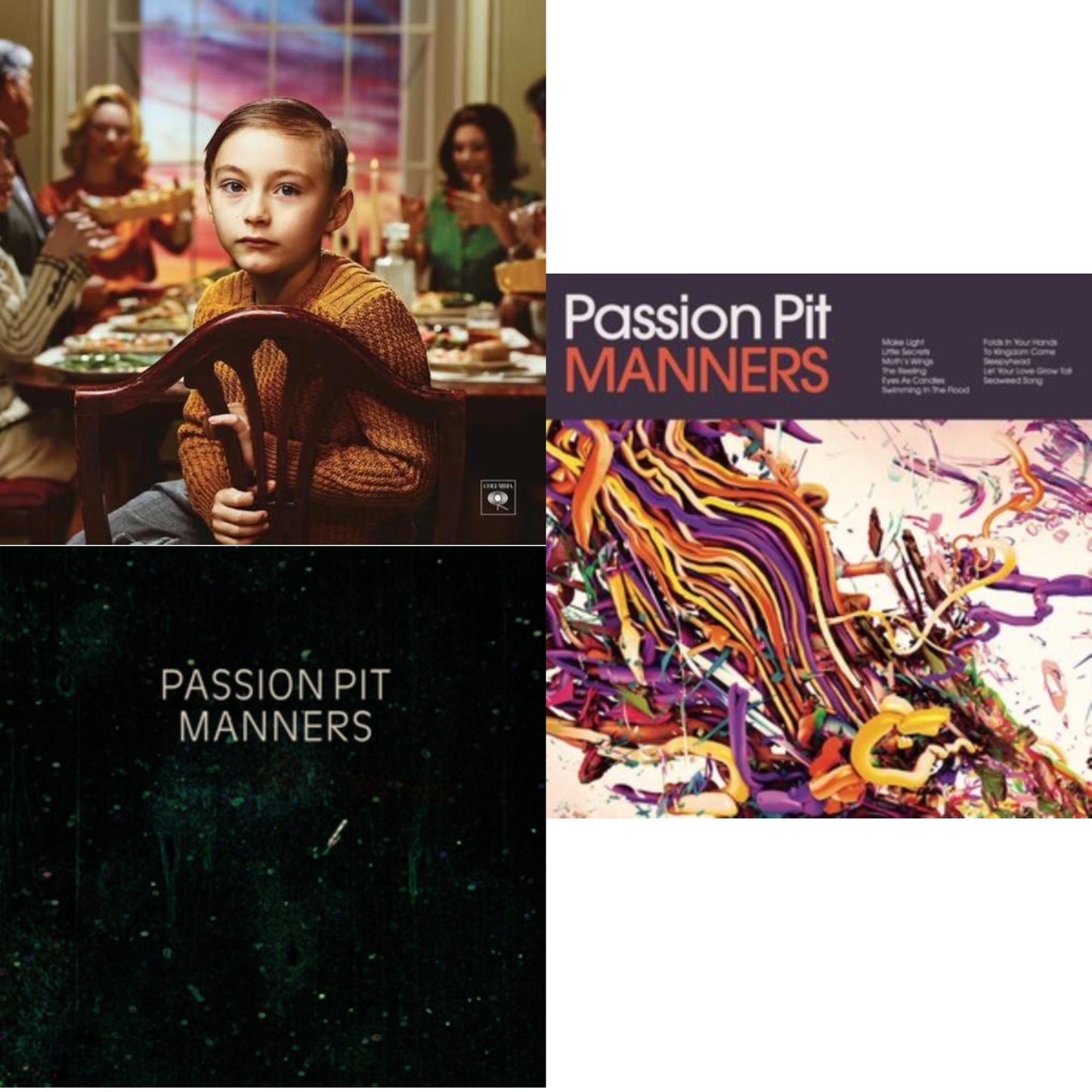 This is a 3 LP Vinyl SKU bundle.
1.This LP Vinyl is brand new.Format: LP VinylThis item's title is: Manners (15Th Anniversary) (Lavender LP Vinyl)Artist: Passion PitBarcode: 194491525040Release Date: 6/21/2024
2.This LP Vinyl is brand new.