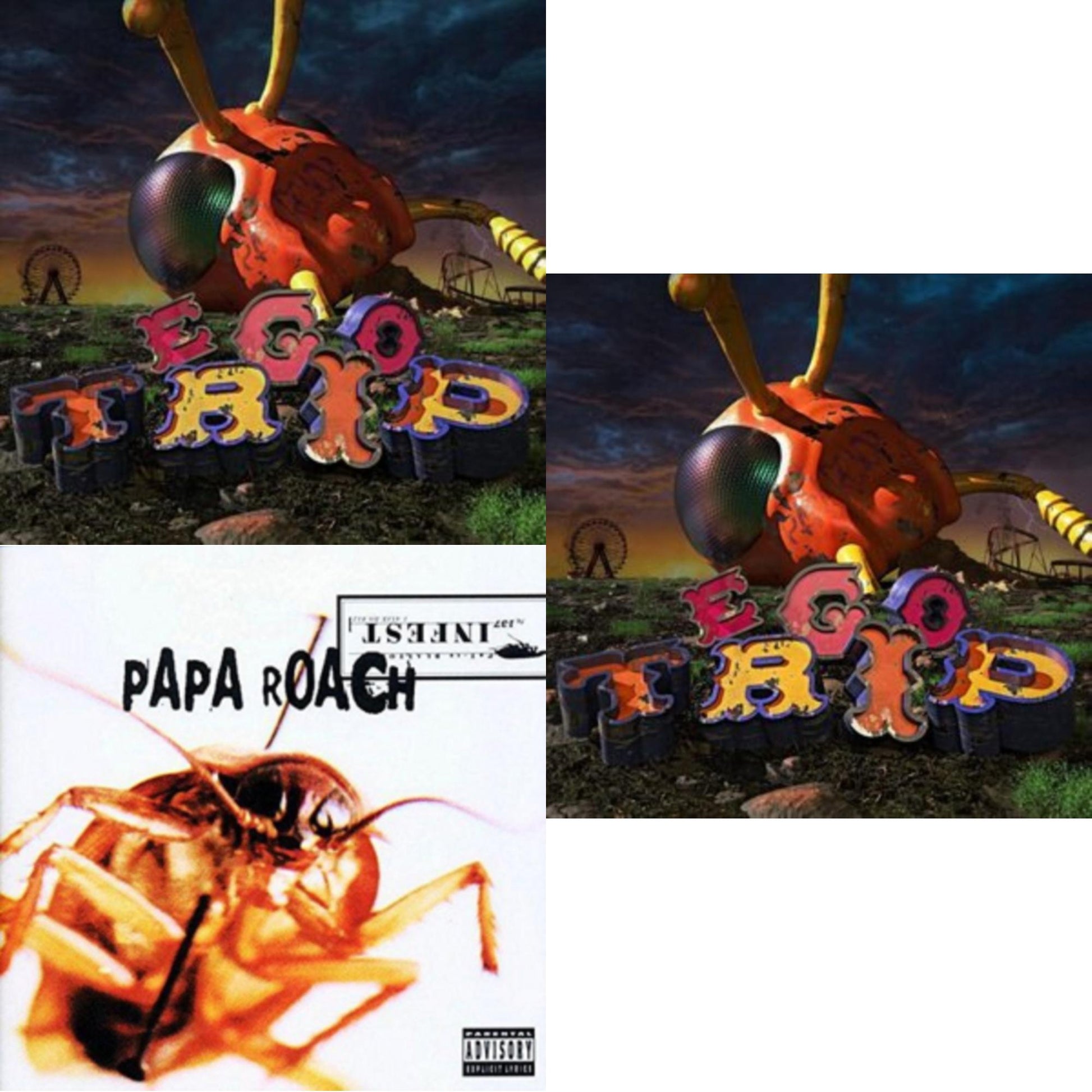 This is a 3 LP Vinyl SKU bundle.
1.This LP Vinyl is brand new.Format: LP VinylMusic Style: Alternative RockThis item's title is: Ego Trip (Blue Seaform Wave LP Vinyl/Transparent Yellow 7Inch)Artist: Papa RoachLabel: NEW NOIZE RECORDSBarcode: 190296235511Release Date: 11/25/2022
2.