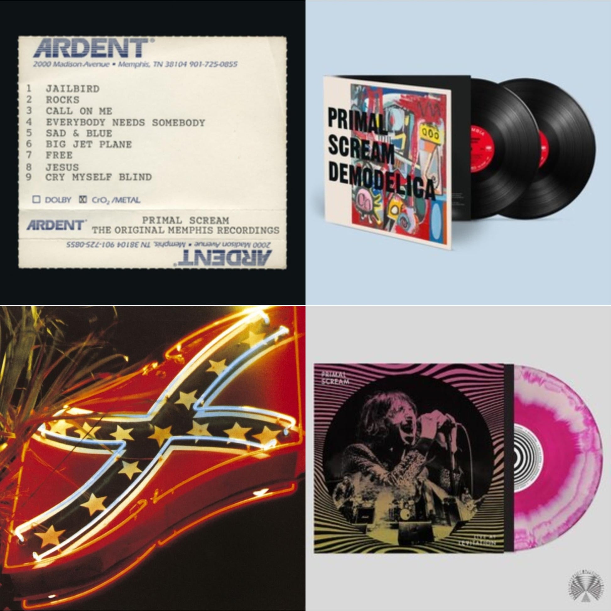 This is a 4 LP Vinyl SKU bundle.
1.This LP Vinyl is brand new.Format: LP VinylMusic Style: Pop RockThis item's title is: Give Out But Don’T Give UpArtist: Primal ScreamLabel: SONYBarcode: 190758157412Release Date: 10/12/2018
2.This LP Vinyl is brand new.