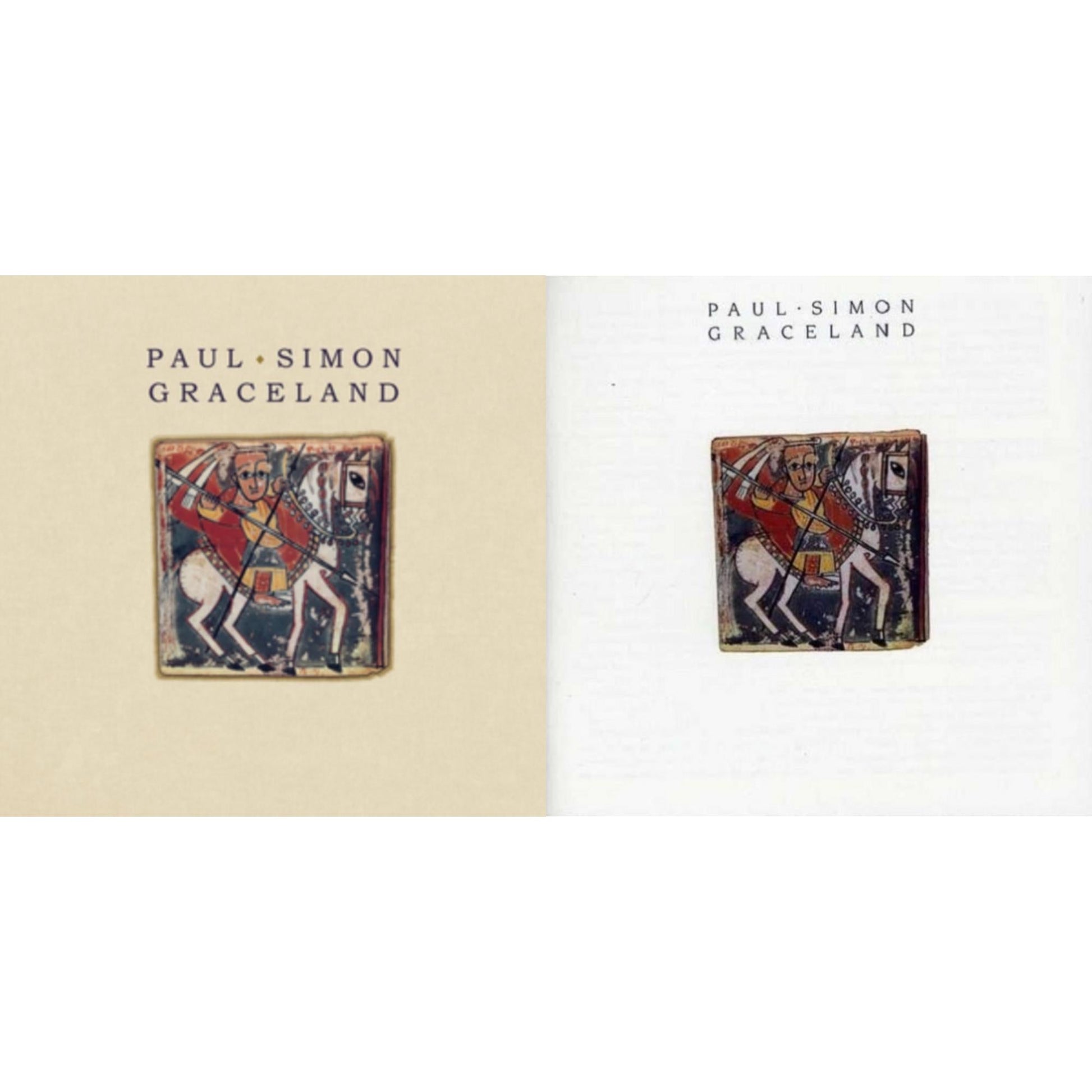 This is a 2 CD SKU bundle.
1.This CD is brand new.Format: CDMusic Style: AfrobeatThis item's title is: Graceland (25Th Anniversary Edition)Artist: Paul SimonLabel: Sony MusicBarcode: 886919841220Release Date: 6/5/2012
2.This CD is brand new.