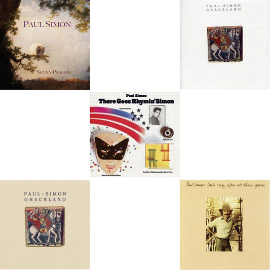 This is a 5 CD SKU bundle.
1.This CD is brand new.Format: CDThis item's title is: Seven PsalmsArtist: Paul SimonLabel: LEGACYBarcode: 196587791124Release Date: 5/19/2023
2.This CD is brand new.