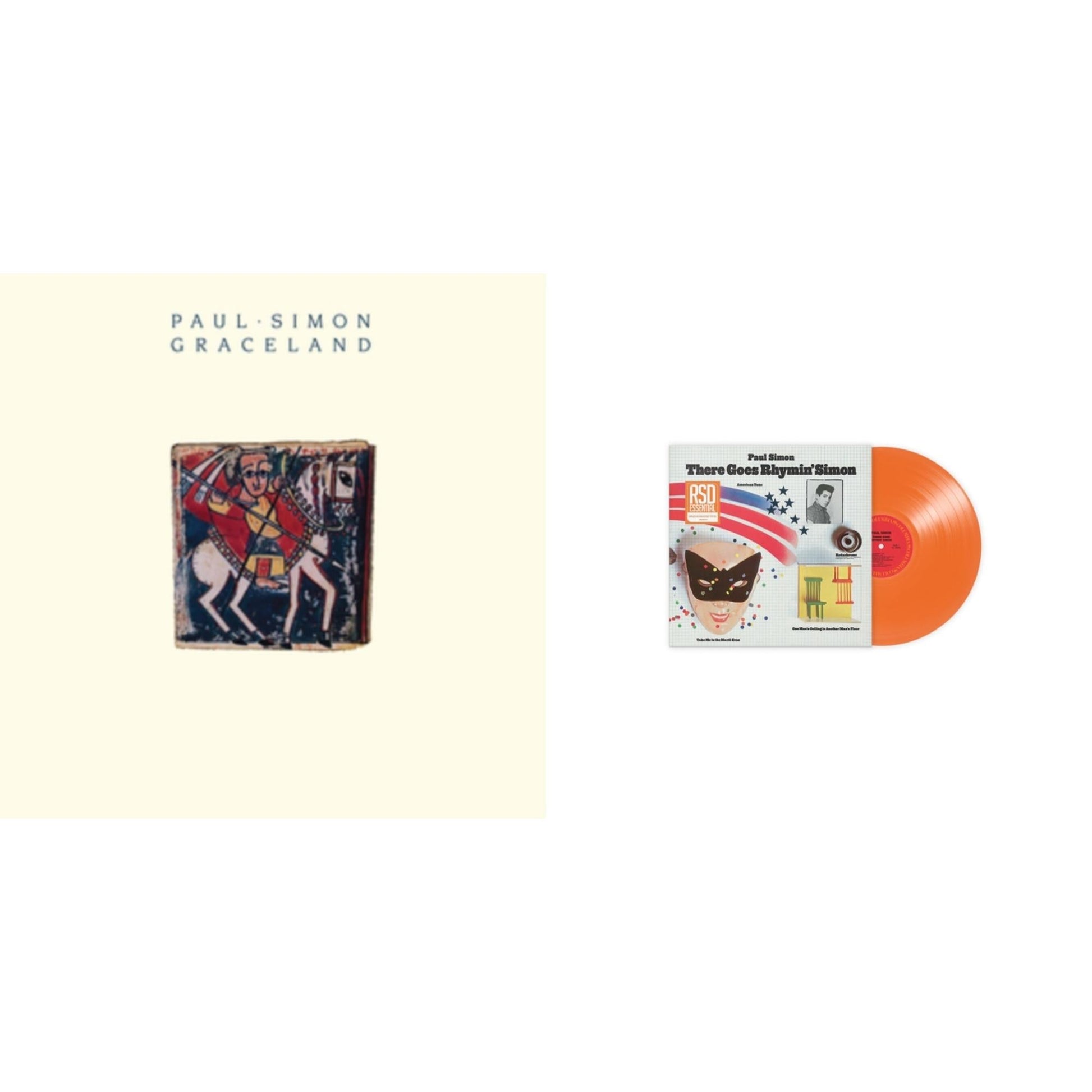 This is a 2 LP Vinyl SKU bundle.
1.This LP Vinyl is brand new.Format: LP VinylThis item's title is: There Goes Rhymin' Simon (Opaque Orange LP Vinyl/50Th Anniversary) (Rsd Essential)Artist: Paul SimonLabel: LEGACYBarcode: 196587364113Release Date: 6/16/2023
2.This LP Vinyl is brand new.