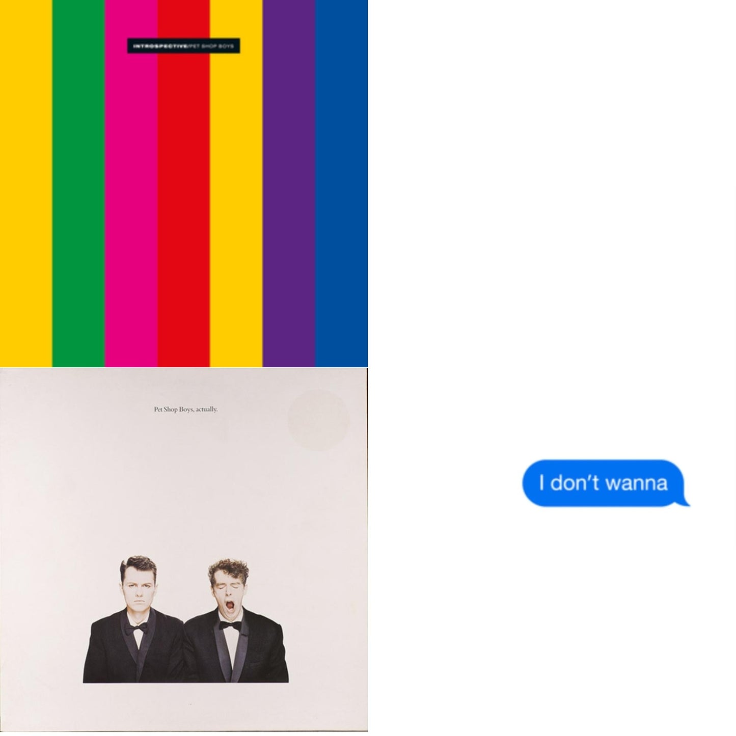 This is a 3 LP Vinyl SKU bundle.
1.This LP Vinyl is brand new.Format: LP VinylMusic Style: HouseThis item's title is: Introspective (2018 Remastered Version)Artist: Pet Shop BoysLabel: ParlophoneBarcode: 190295831950Release Date: 3/2/2018
2.This LP Vinyl is brand new.