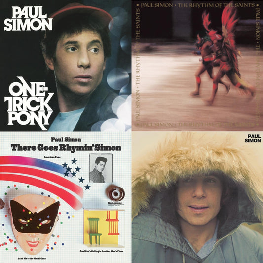 One Trick Pony (140G/Dl Code) & Rhythm Of The Saints (140G/Dl Code) & There Goes Rhymin' Simon (Opaque Orange LP Vinyl/50Th Anniversary) (Rsd Essential) & Paul Simon (180G)