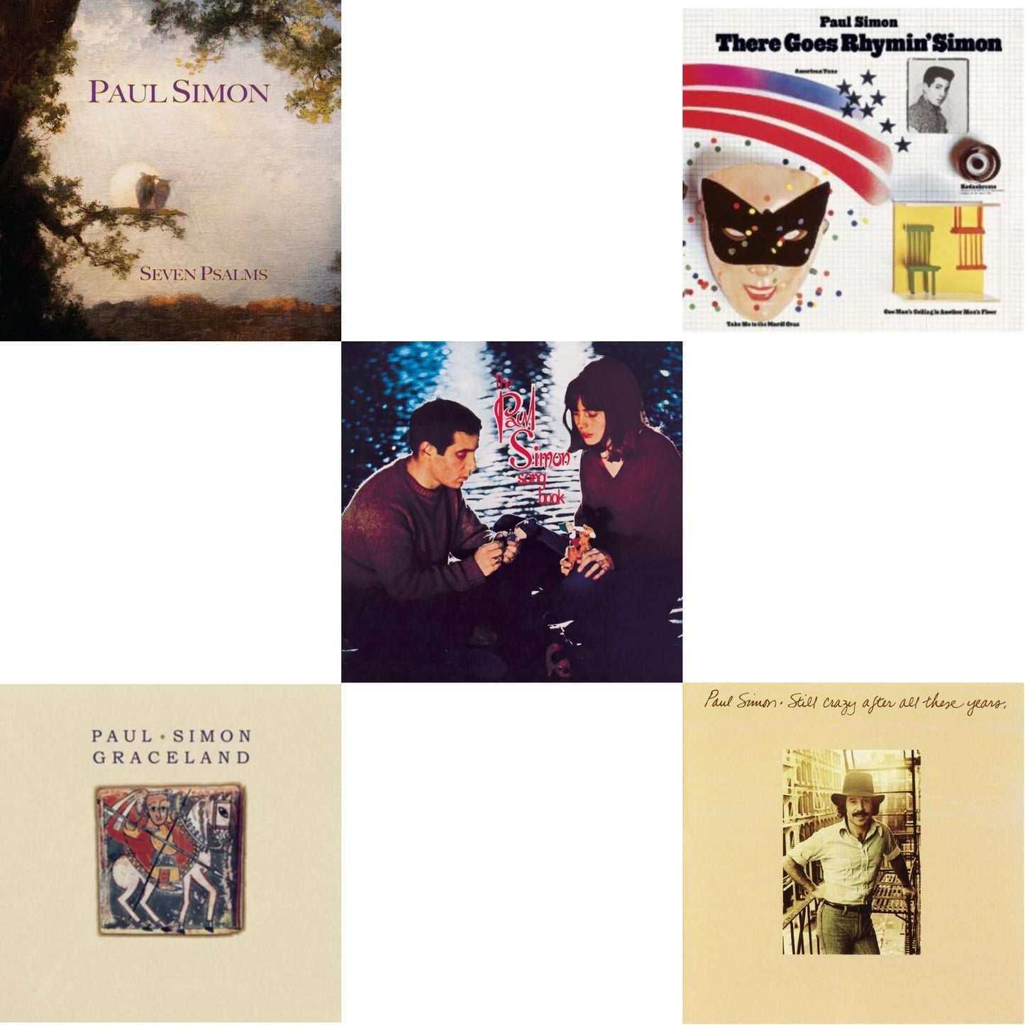 Seven Psalms & Graceland (25Th Anniversary Edition) & Paul Simon Songbook & There Goes Rhymin Simon & Still Crazy After All These Years