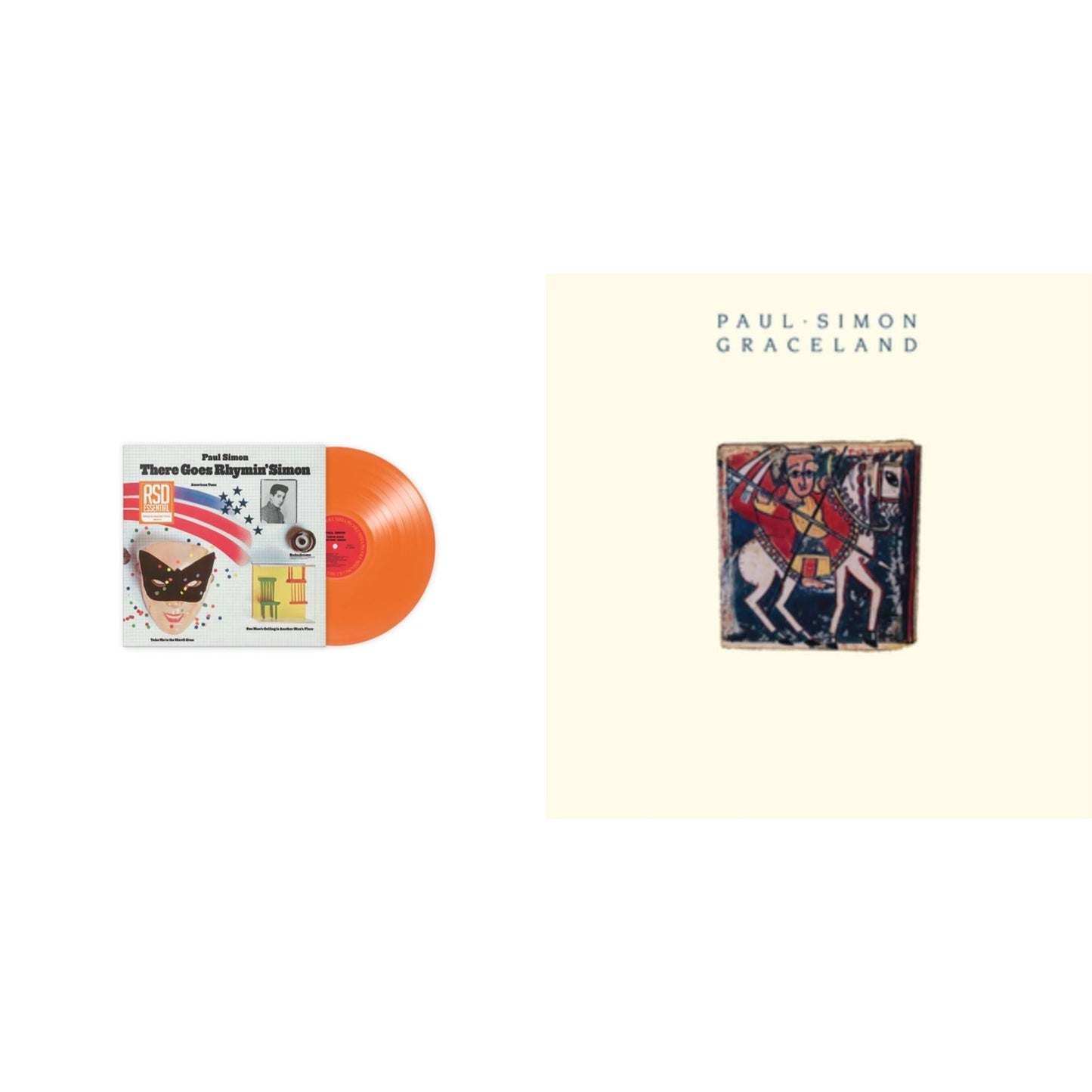 This is a 2 LP Vinyl SKU bundle.
1.This LP Vinyl is brand new.Format: LP VinylThis item's title is: There Goes Rhymin' Simon (Opaque Orange LP Vinyl/50Th Anniversary) (Rsd Essential)Artist: Paul SimonLabel: LEGACYBarcode: 196587364113Release Date: 6/16/2023
2.This LP Vinyl is brand new.