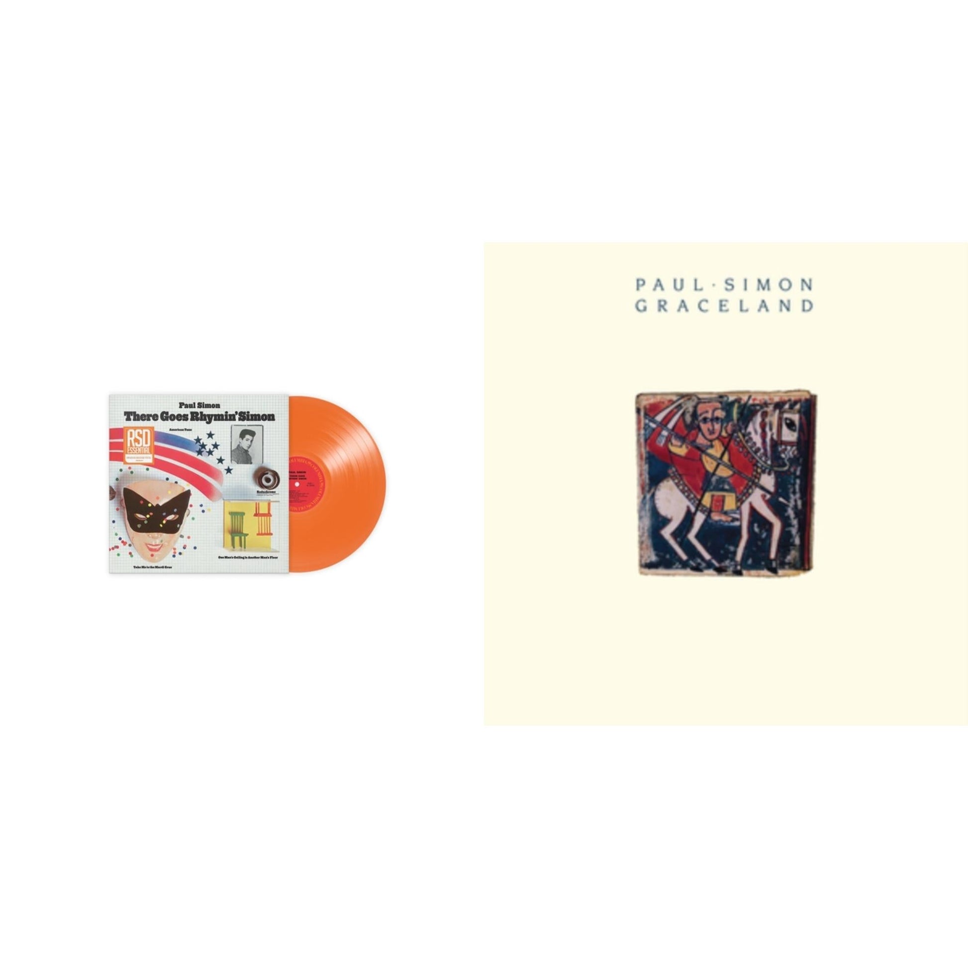 This is a 2 LP Vinyl SKU bundle.
1.This LP Vinyl is brand new.Format: LP VinylThis item's title is: There Goes Rhymin' Simon (Opaque Orange LP Vinyl/50Th Anniversary) (Rsd Essential)Artist: Paul SimonLabel: LEGACYBarcode: 196587364113Release Date: 6/16/2023
2.This LP Vinyl is brand new.