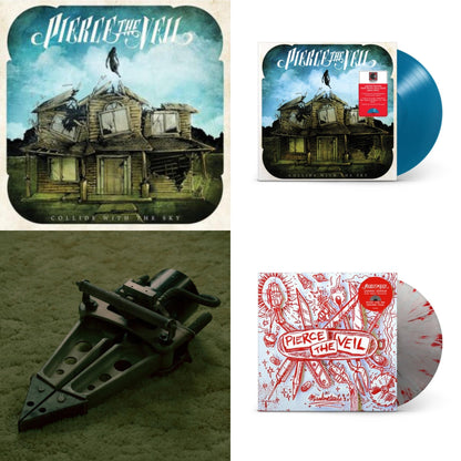 Collide With The Sky & Jaws Of Life & Collide With The Sky (Aqua Color LP Vinyl) & Misadventures (Silver With Red Splatter LP Vinyl)
