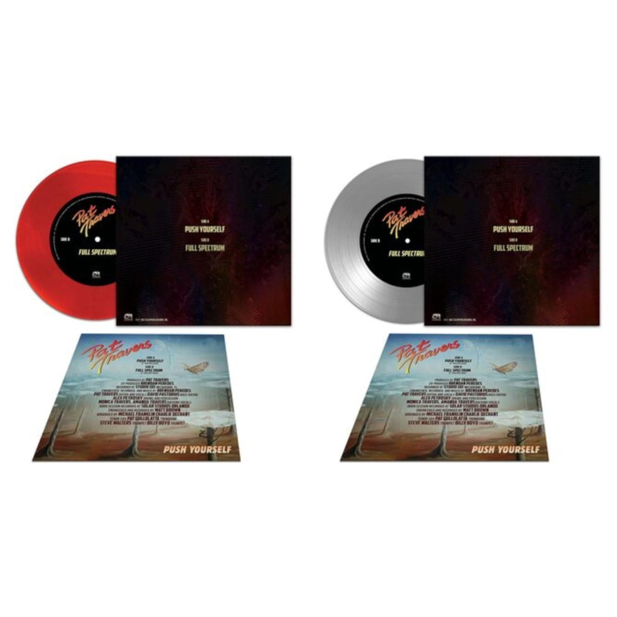 Push Yourself (Red Vinyl) & Push Yourself (Silver Vinyl)