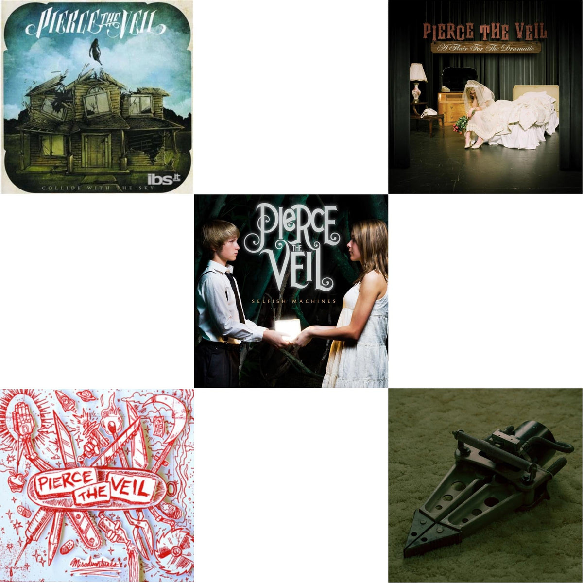 Collide With The Sky & Misadventures & Selfish Machines & Flair For The Dramatic & Jaws Of Life