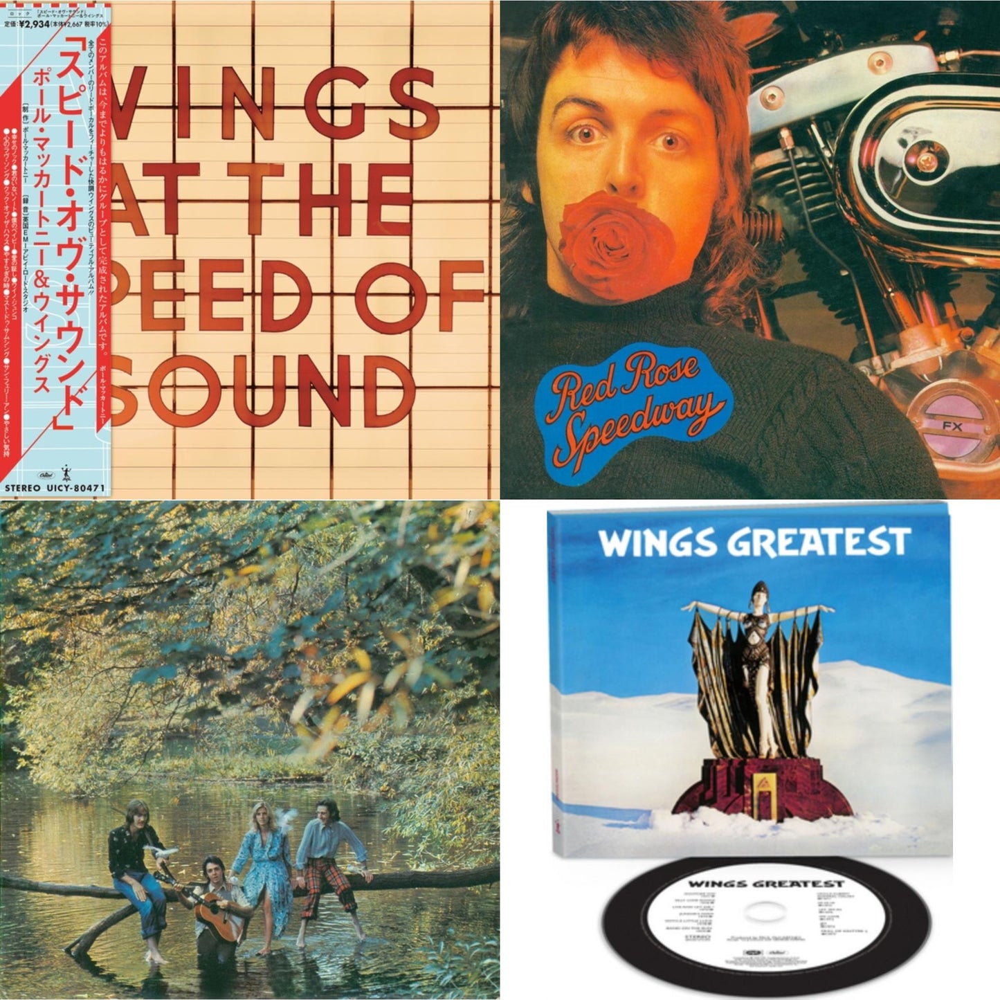 Wings At The Speed Of Sound (Shm-CD) & Red Rose Speedway (Shm-CD) (Limited) & Wild Life (Shm-CD) (Limited) & Greatest
