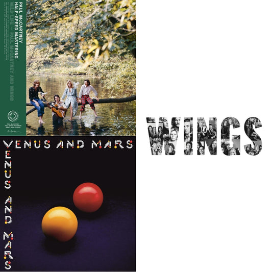 Wild Life (50Th Anniversary/Half-Speed Master) & Venus & Mars (50Th Anniversary) (180G/Half-Speed) & Wings (180G)