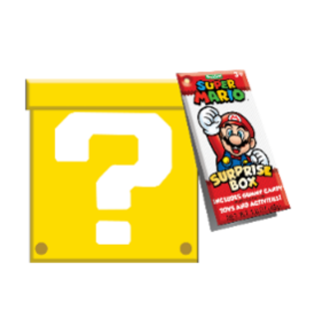 This is brand new.An exciting new addition to your retail offering, the Super Mario Surprise Box combines play and fun with beloved characters. This collectible set offers retailers a ready-to-sell, all-in-one package perfect for driving impulse buys and engaging younger customers.