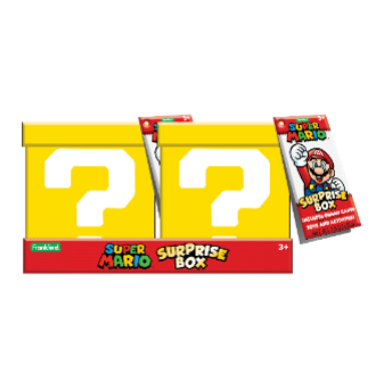 This is brand new.An exciting new addition to your retail offering, the Super Mario Surprise Box combines play and fun with beloved characters. This collectible set offers retailers a ready-to-sell, all-in-one package perfect for driving impulse buys and engaging younger customers.