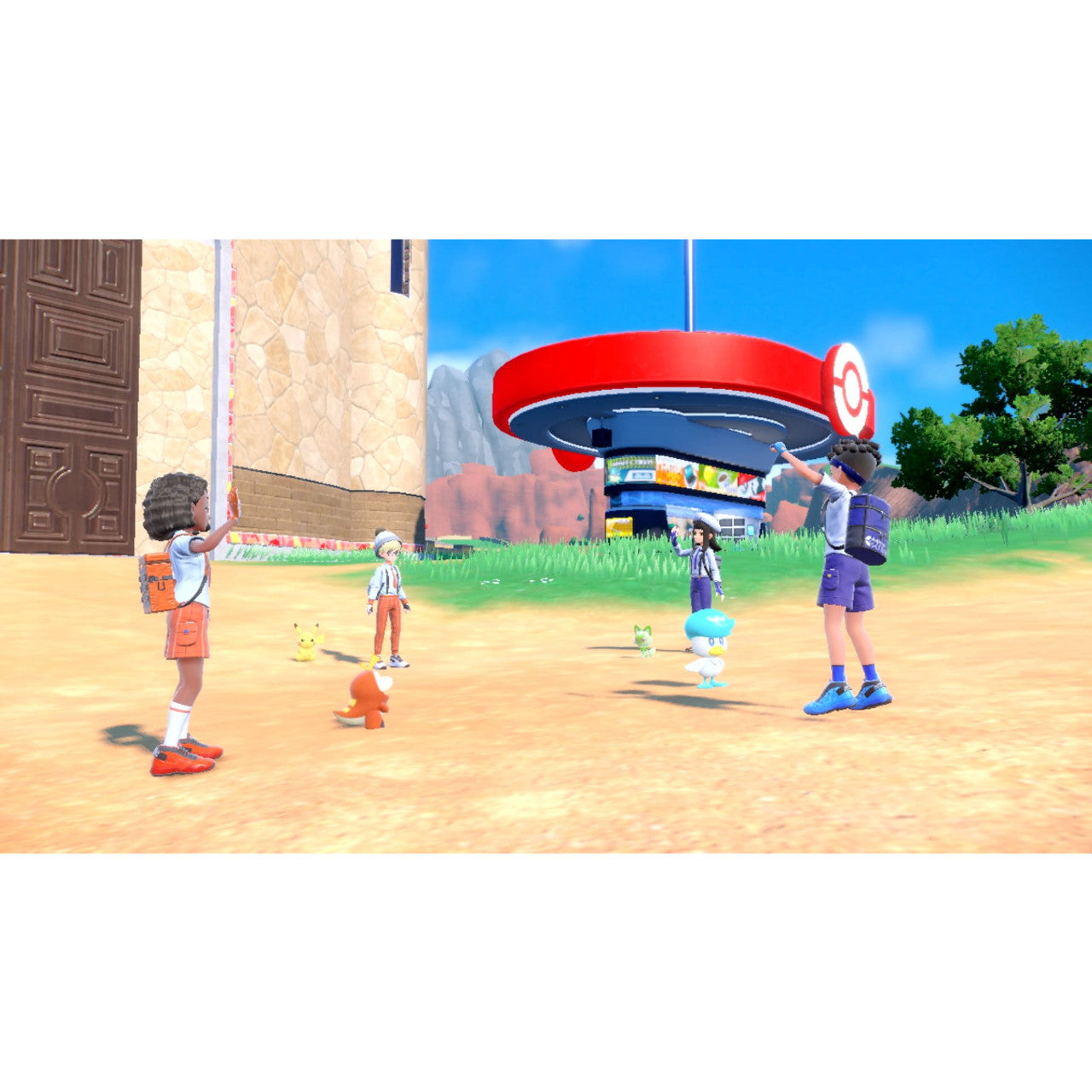 This is brand new.Pokémon Scarlet and Pokémon Violet Double Pack A double pack containing the Pokémon Scarlet and Pokémon Violet games is available for purchase as a digital downloadable version or as a packaged version.