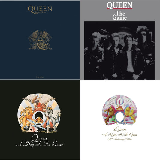 Greatest Hits 2 (180G/Dl Card) & Game & Day At The Races & Night At The Opera (180G/Clear LP Vinyl)
