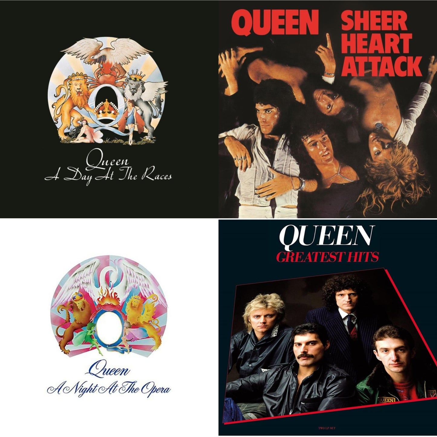 Day At The Races & Sheer Heart Attack (Half-Speed LP Vinyl) & Night At The Opera & Greatest Hits 1 (180G)