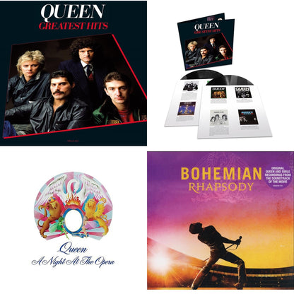 Greatest Hits 1 (180G/Dl Card/2LP) & Bohemian Rhapsody (180G/2LP) & Night At The Opera & Greatest Hits 1 (180G)