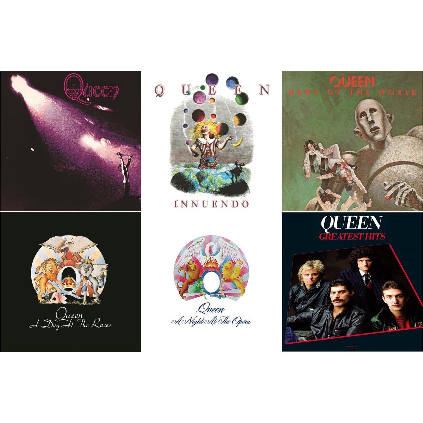 Queen & Innuendo (2LP) & News Of The World & Day At The Races & Night At The Opera & Greatest Hits 1 (180G)
