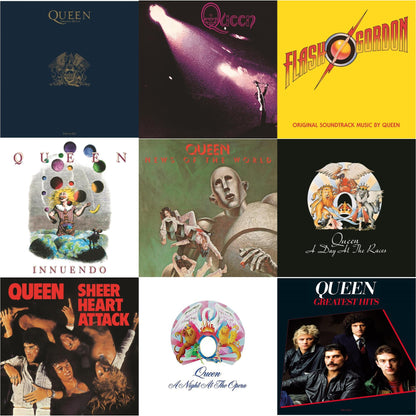 Greatest Hits 2 (180G/Dl Card) & Queen & Flash Gordon & Innuendo (2LP) & News Of The World & Day At The Races & Sheer Heart Attack (Half-Speed LP Vinyl) & Night At The Opera & Greatest Hits 1 (180G)