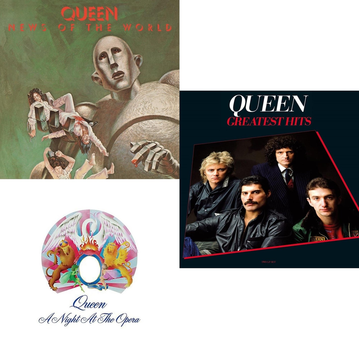News Of The World & Night At The Opera & Greatest Hits 1 (180G)