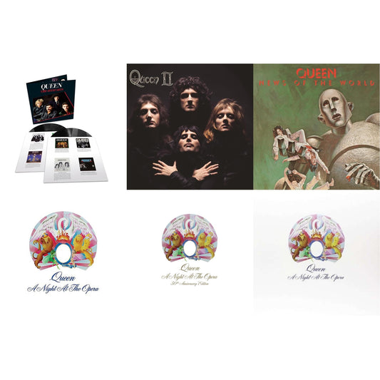 Greatest Hits 1 (180G/Dl Card/2LP) & Queen Ii & News Of The World & Night At The Opera & Night At The Opera (180G/Clear LP Vinyl) & Night At The Opera