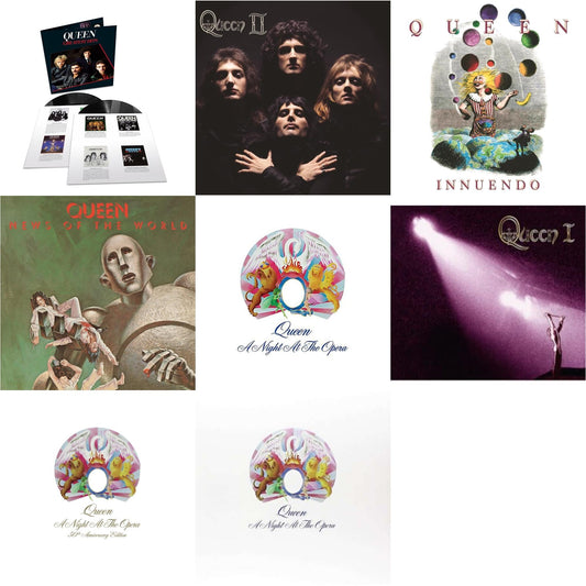 Greatest Hits 1 (180G/Dl Card/2LP) & Queen Ii & Innuendo (2LP) & News Of The World & Night At The Opera & Queen I (2024 Mix)  & Night At The Opera (180G/Clear LP Vinyl) & Night At The Opera