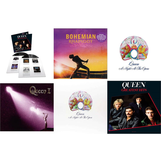 Greatest Hits 1 (180G/Dl Card/2LP) & Bohemian Rhapsody (180G/2LP) & Night At The Opera & Queen I (2024 Mix)  & Night At The Opera & Greatest Hits 1 (180G)