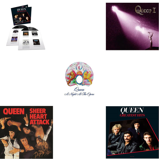 Greatest Hits 1 (180G/Dl Card/2LP) & Sheer Heart Attack (Half-Speed LP Vinyl) & Night At The Opera & Queen I (2024 Mix)  & Greatest Hits 1 (180G)