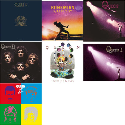 Greatest Hits 2 (180G/Dl Card) & Bohemian Rhapsody (180G/2LP) & Queen & Queen Ii & Innuendo (2LP) & Queen I (2024 Mix)  & Hot Space LP Ltd.