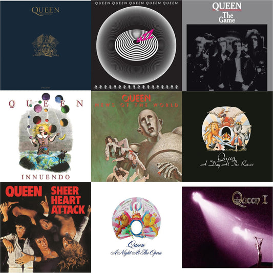 Greatest Hits 2 (180G/Dl Card) & Jazz & Game & Innuendo (2LP) & News Of The World & Day At The Races & Sheer Heart Attack (Half-Speed LP Vinyl) & Night At The Opera & Queen I (2024 Mix)