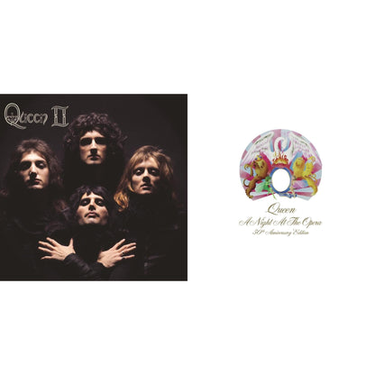 Queen Ii & Night At The Opera (180G/Clear LP Vinyl)