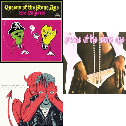 Queens Of The Stone Age (2LP) & Era Vulgaris (180G) & Villains (Gatefold/Dl Card)