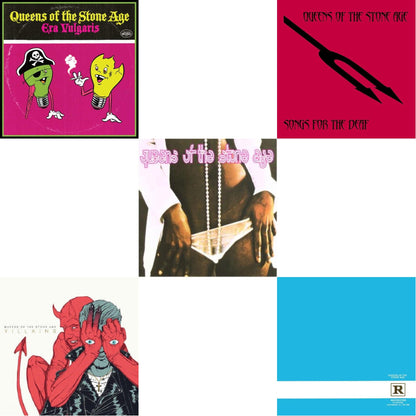 Queens Of The Stone Age (2LP) & Era Vulgaris (180G) & Rated R (180G) (X) & Songs For The Deaf (180G) (X) & Villains (Gatefold/Dl Card)