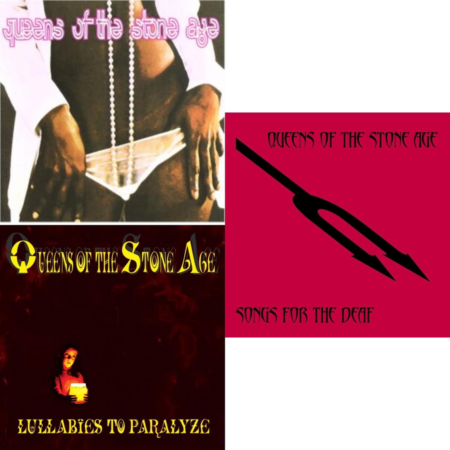 Queens Of The Stone Age (2LP) & Lullabies To Paralyze (2LP/180G) (X) & Songs For The Deaf (180G) (X)