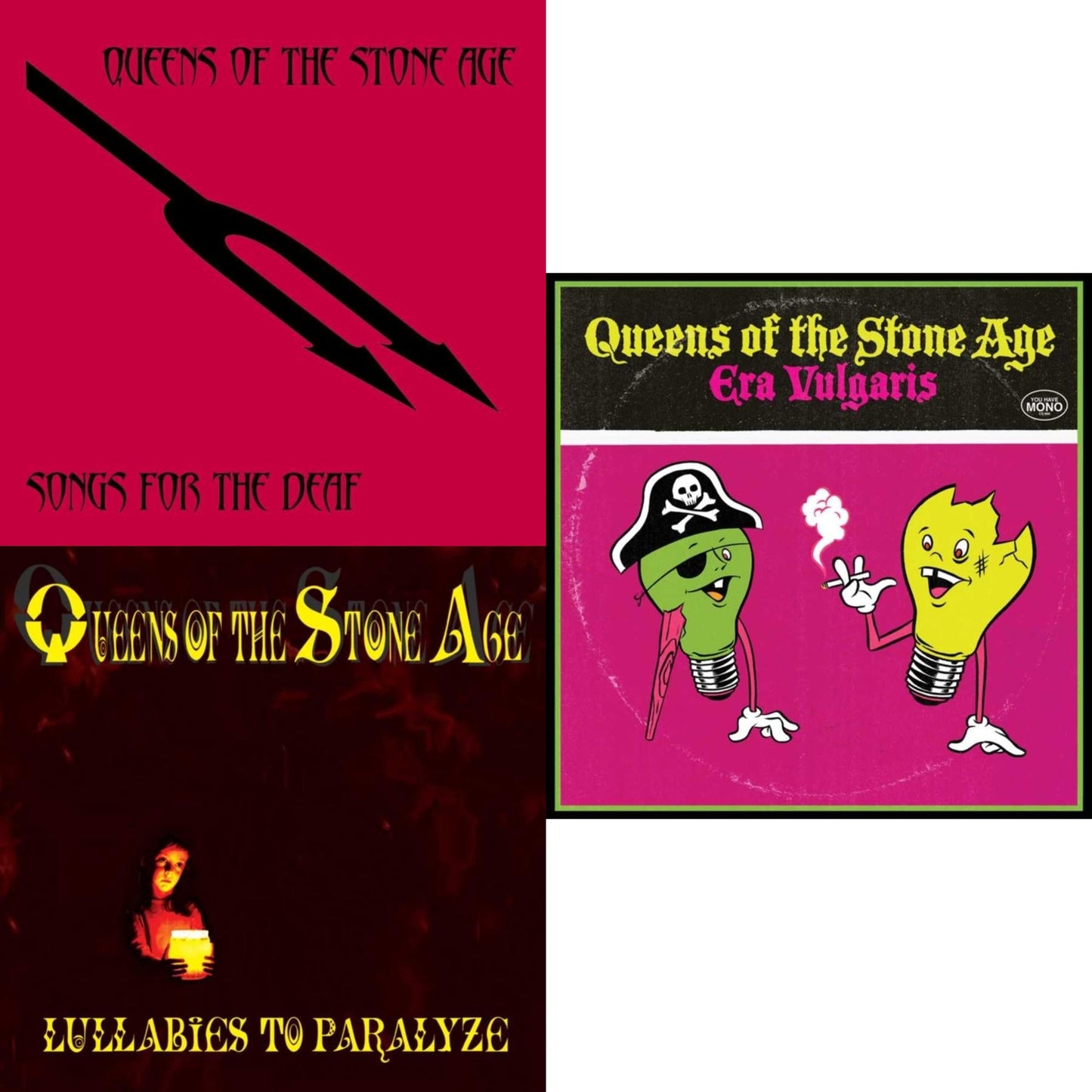 Era Vulgaris (180G) & Lullabies To Paralyze (2LP/180G) (X) & Songs For The Deaf (180G) (X)