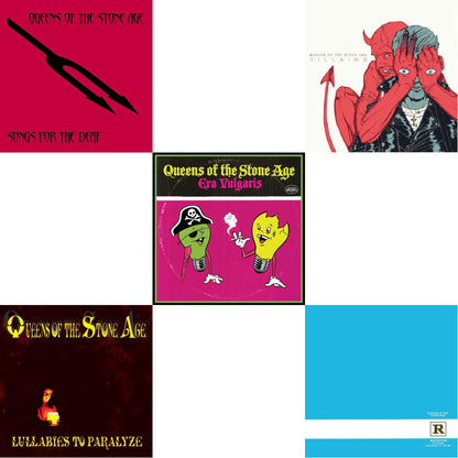 Era Vulgaris (180G) & Lullabies To Paralyze (2LP/180G) (X) & Rated R (180G) (X) & Songs For The Deaf (180G) (X) & Villains (Gatefold/Dl Card)