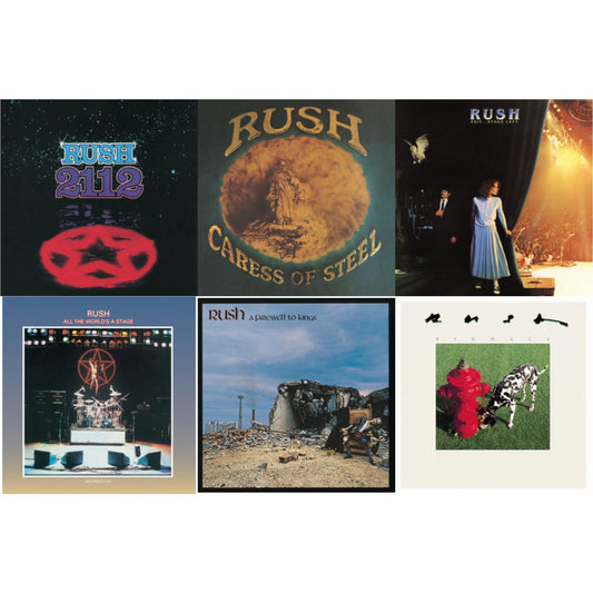 Caress Of Steel (180G/Dl Card) & All The World's A Stage (180G) & 2112 (180G) & Farewell To Kings (180G) & Exit Stage Left (180G) & Signals (180G)